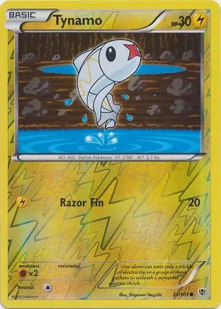 Plasma Blast Tynamo #31/101 reverse holo