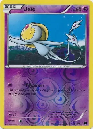 Plasma Blast Uxie #36/101 reverse holo