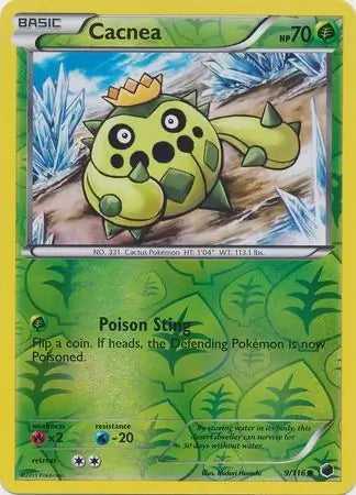 Plasma Freeze Cacnea #9/116 reverse holo