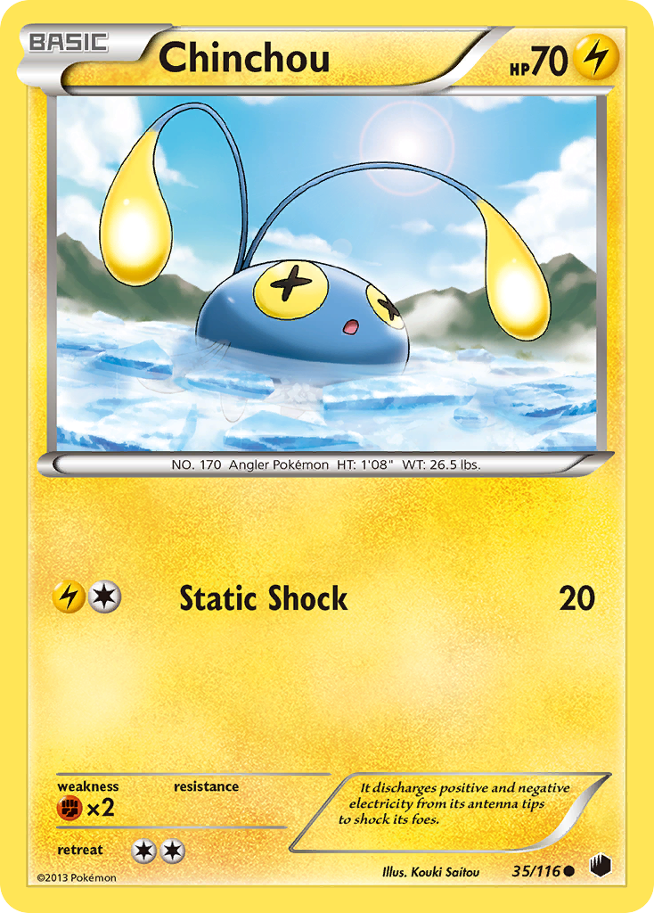 Plasma Freeze Chinchou #35/116