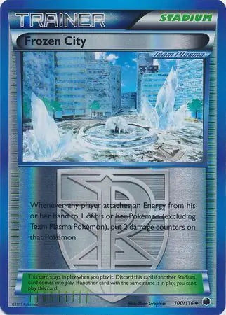 Plasma Freeze Frozen City #100/116 reverse holo