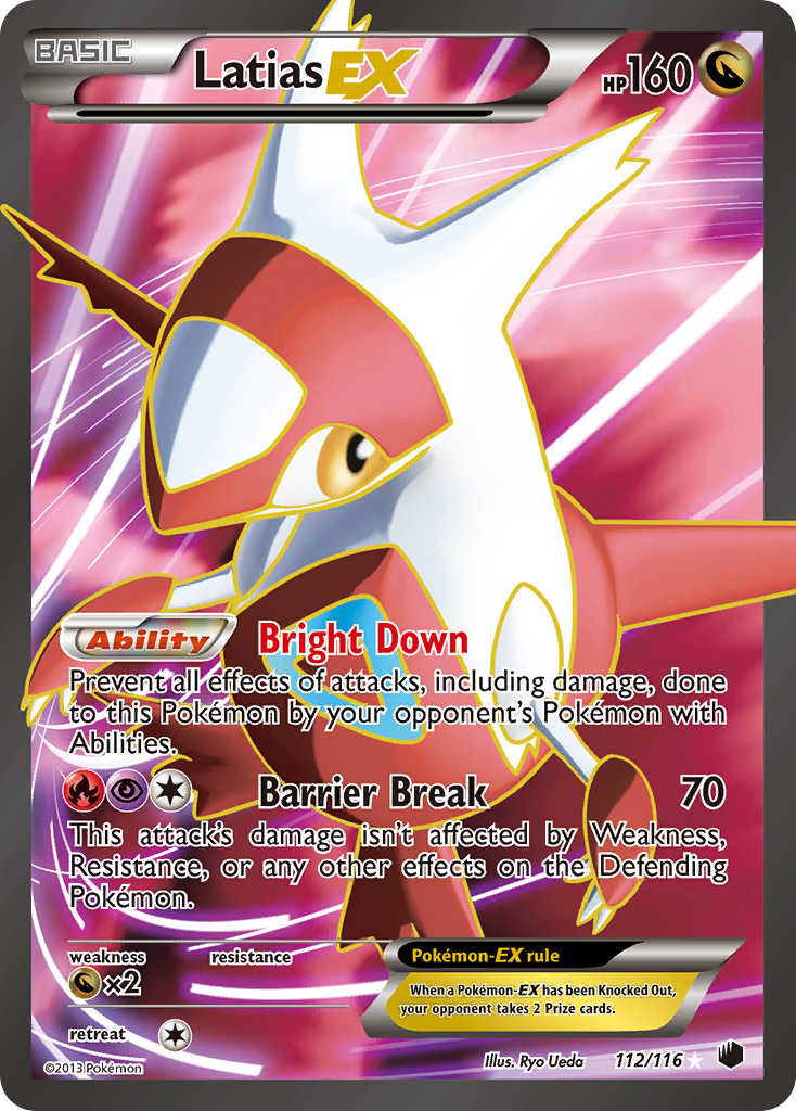 Plasma Freeze Latias EX #112/116