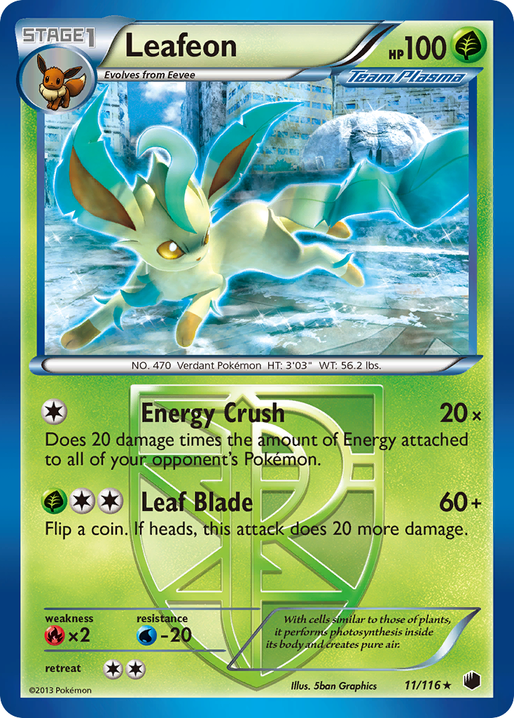 Plasma Freeze Leafeon #11/116