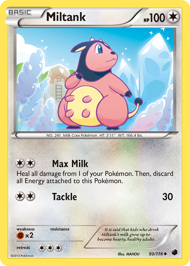 Plasma Freeze Miltank #93/116
