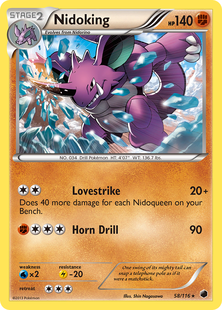 Plasma Freeze Nidoking #58/116
