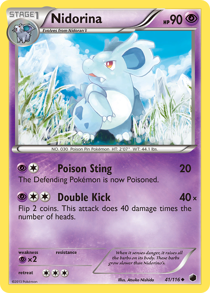 Plasma Freeze Nidorina #41/116