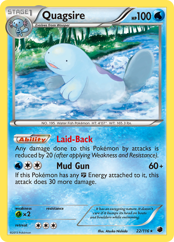 Plasma Freeze Quagsire #22/116