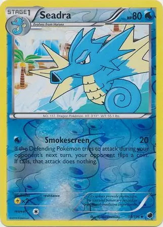 Plasma Freeze Seadra #19/116 reverse holo