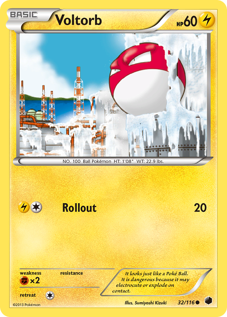 Plasma Freeze Voltorb #32/116
