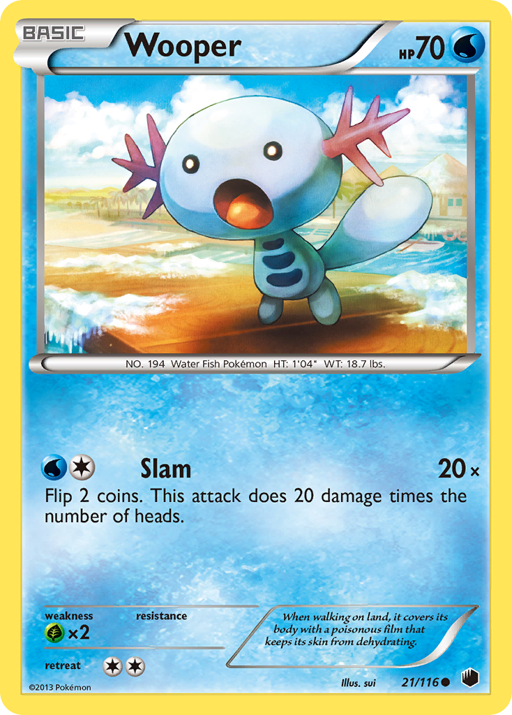 Plasma Freeze Wooper #21/116