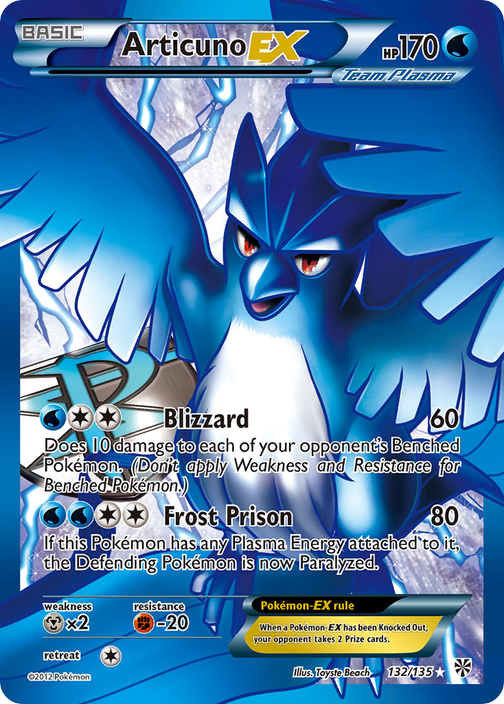 Plasma Storm Articuno EX #132/135