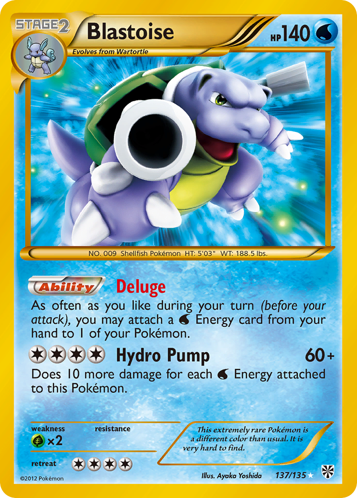 Plasma Storm Blastoise #137/135