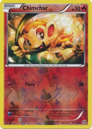 Plasma Storm Chimchar #15/135 reverse holo