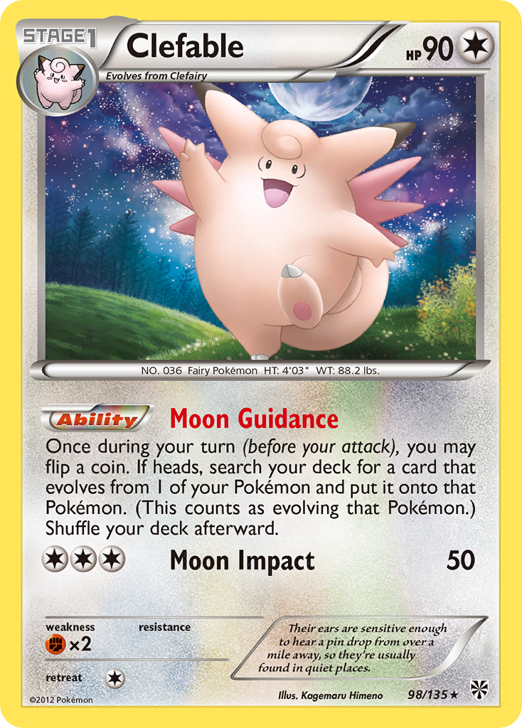 Plasma Storm Clefable #98/135