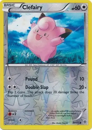 Plasma Storm Clefairy #97/135 reverse holo