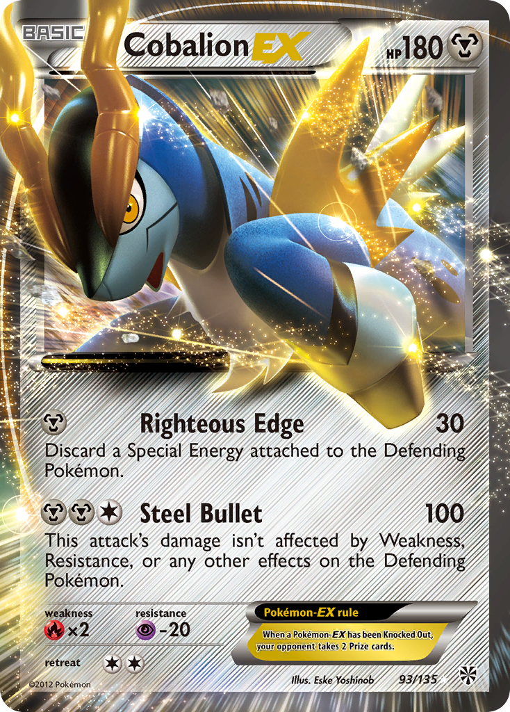 Plasma Storm Cobalion EX #93/135
