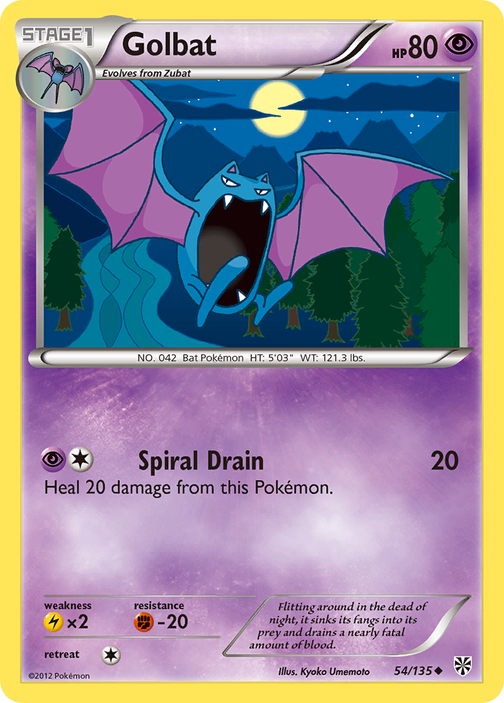 Plasma Storm Golbat #54/135