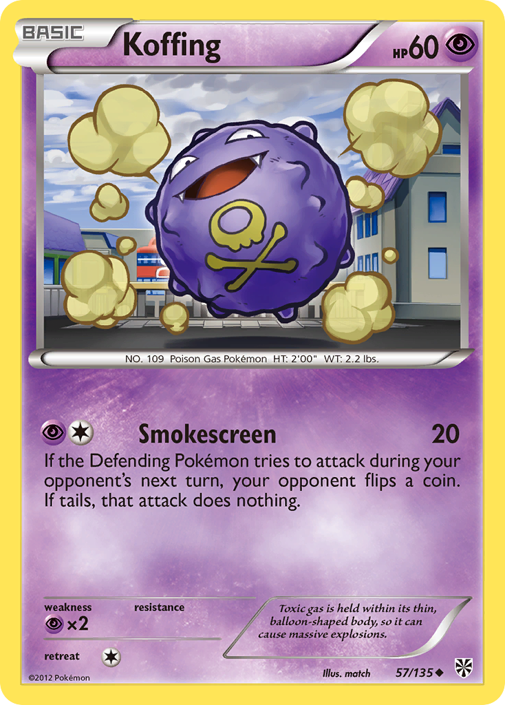 Plasma Storm Koffing #57/135