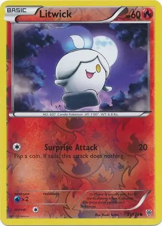 Plasma Storm Litwick #21/135 reverse holo