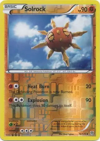 Plasma Storm Solrock #74/135 reverse holo