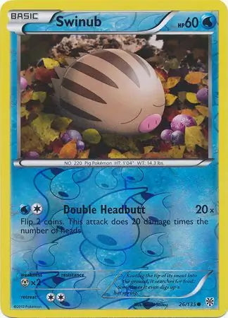 Plasma Storm Swinub #26/135 reverse holo