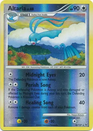 Platinum Altaria #18/127 reverse holo