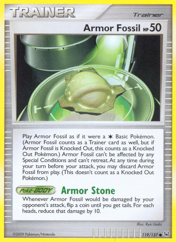 Platinum Armor Fossil #119/127