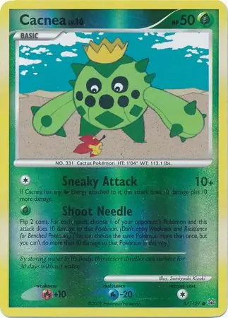 Platinum Cacnea #67/127 reverse holo