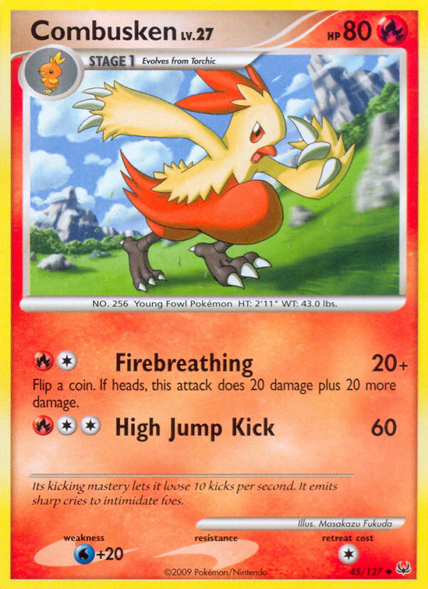 Platinum Combusken #45/127