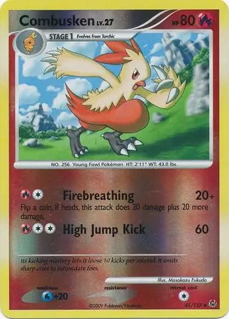 Platinum Combusken #45/127 reverse holo