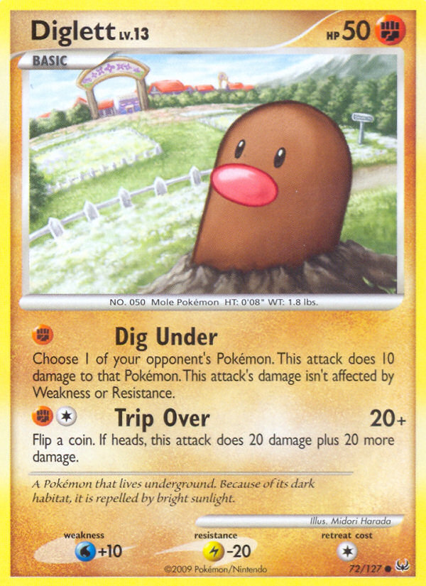 Platinum Diglett #72/127