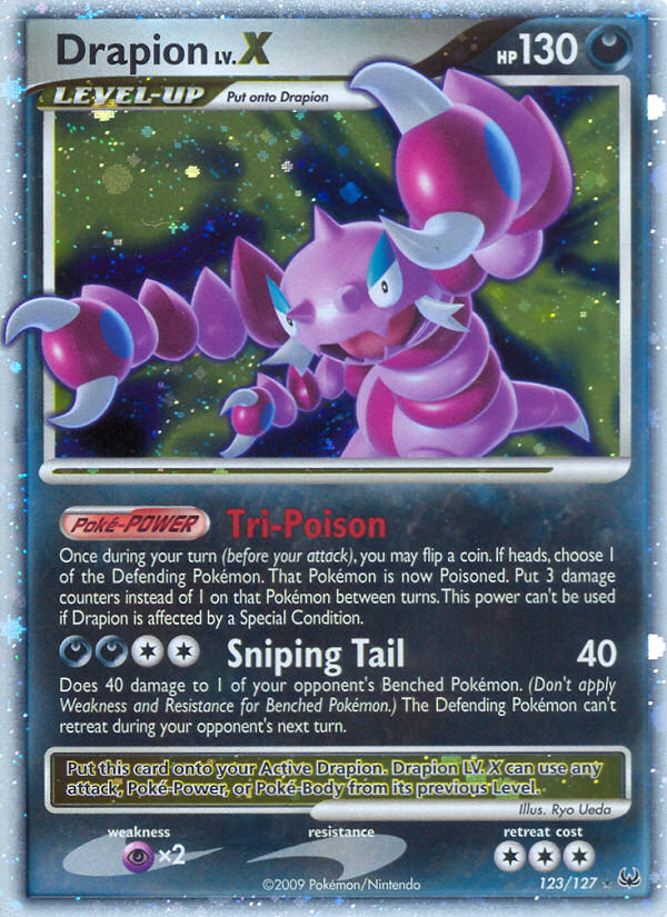 Platinum Drapion LV. X #123/127