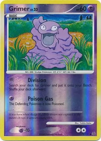 Platinum Grimer #75/127 reverse holo