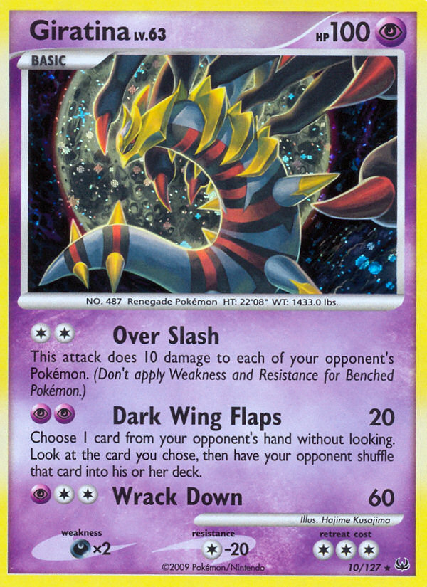 Platinum Holo Giratina #10/127