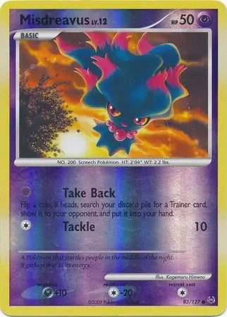 Platinum Misdreavus #83/127 reverse holo