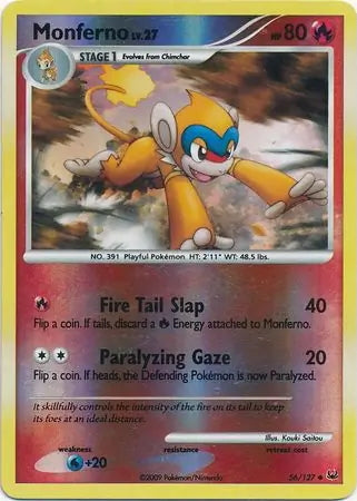 Platinum Monferno #56/127 reverse holo