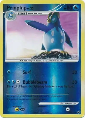 Platinum Prinplup #59/127 reverse holo