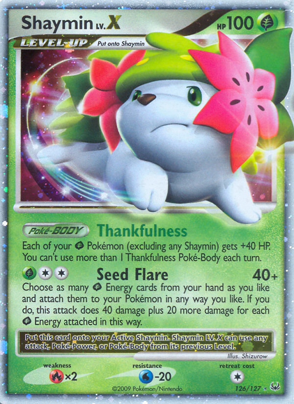 Platinum Shaymin LV. X #126/127