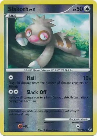 Platinum Slakoth #95/127 reverse holo