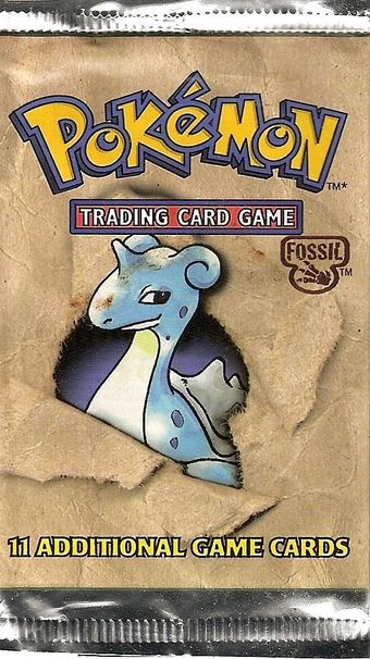 Pokémon Fossil Booster Pack lapras