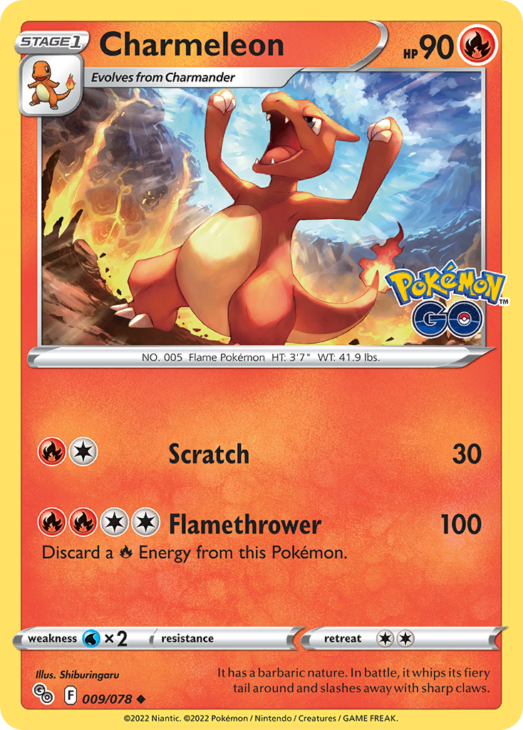 Pokémon Go Charmeleon #9/78