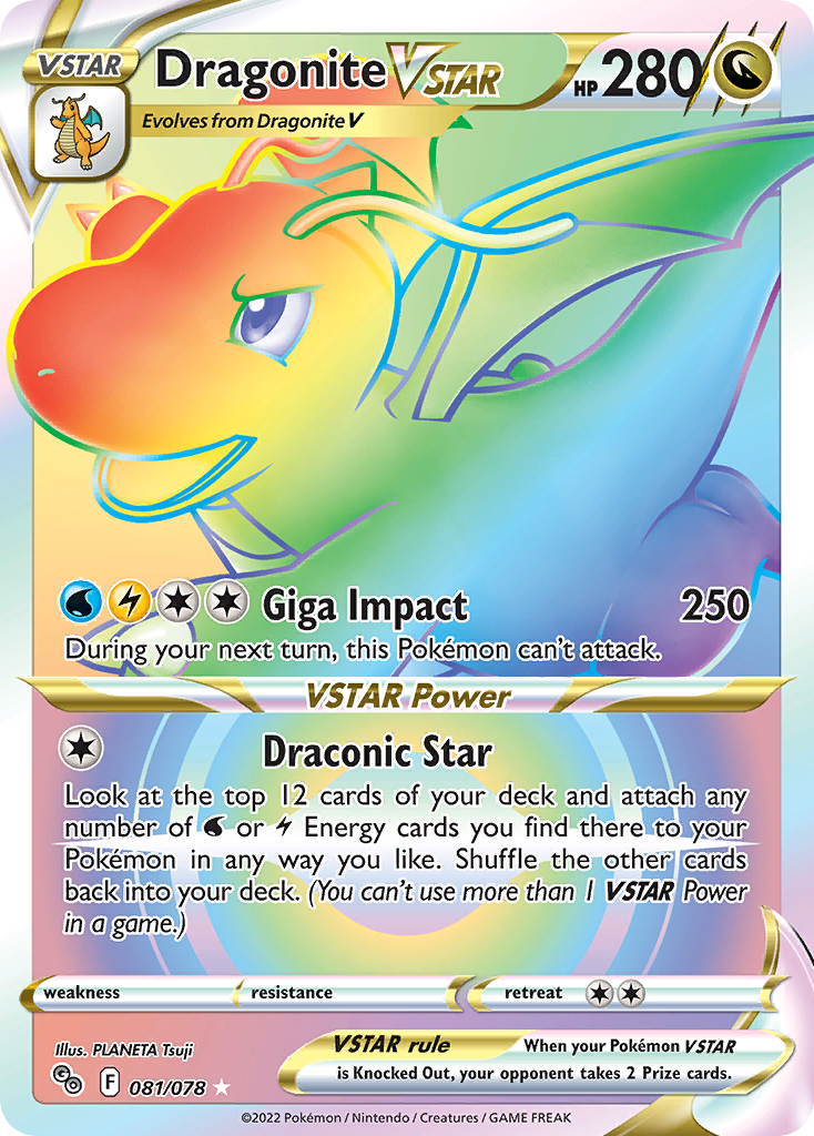 Pokémon Go Dragonite VSTAR #81/78