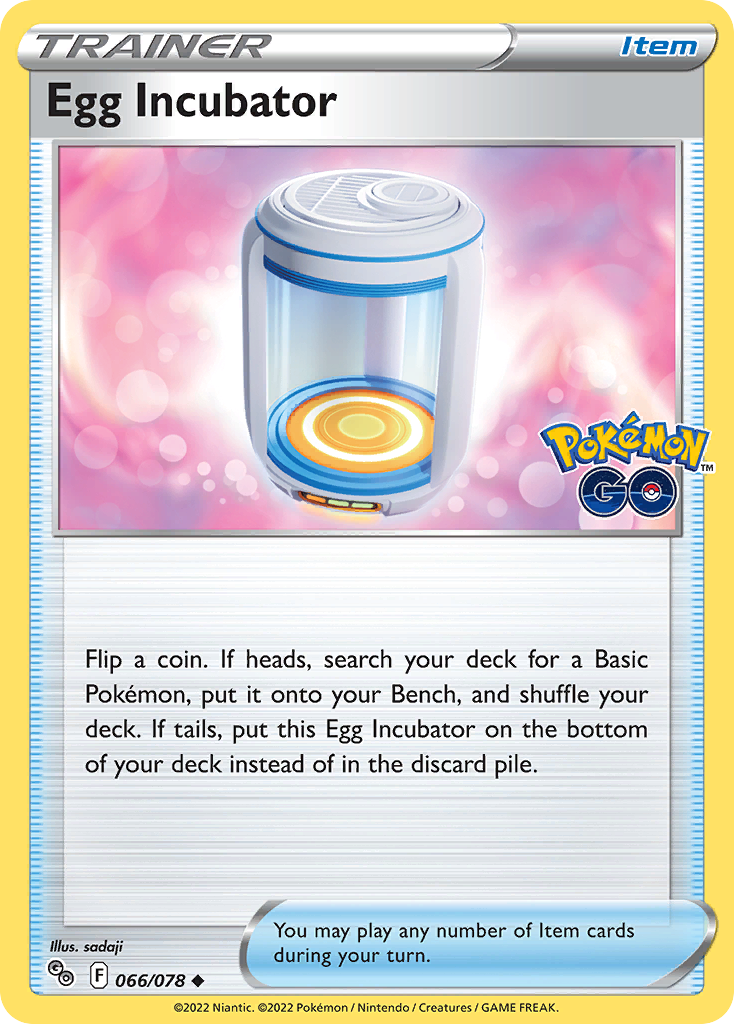 Pokémon Go Egg Incubator #66/78