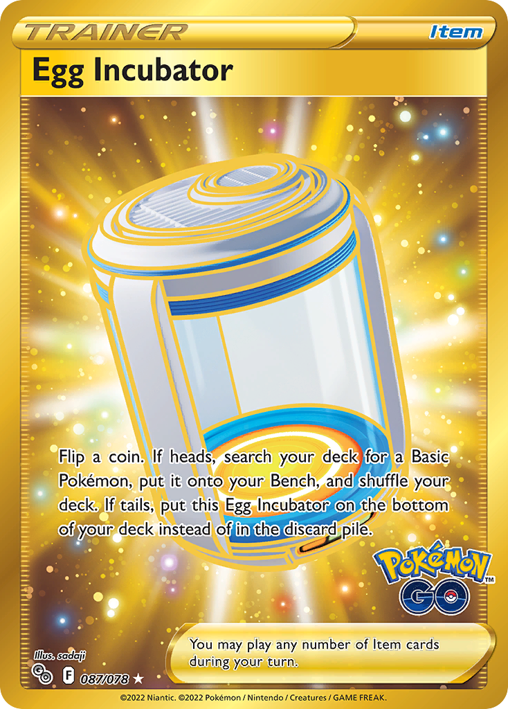 Pokémon Go Egg Incubator #87/78