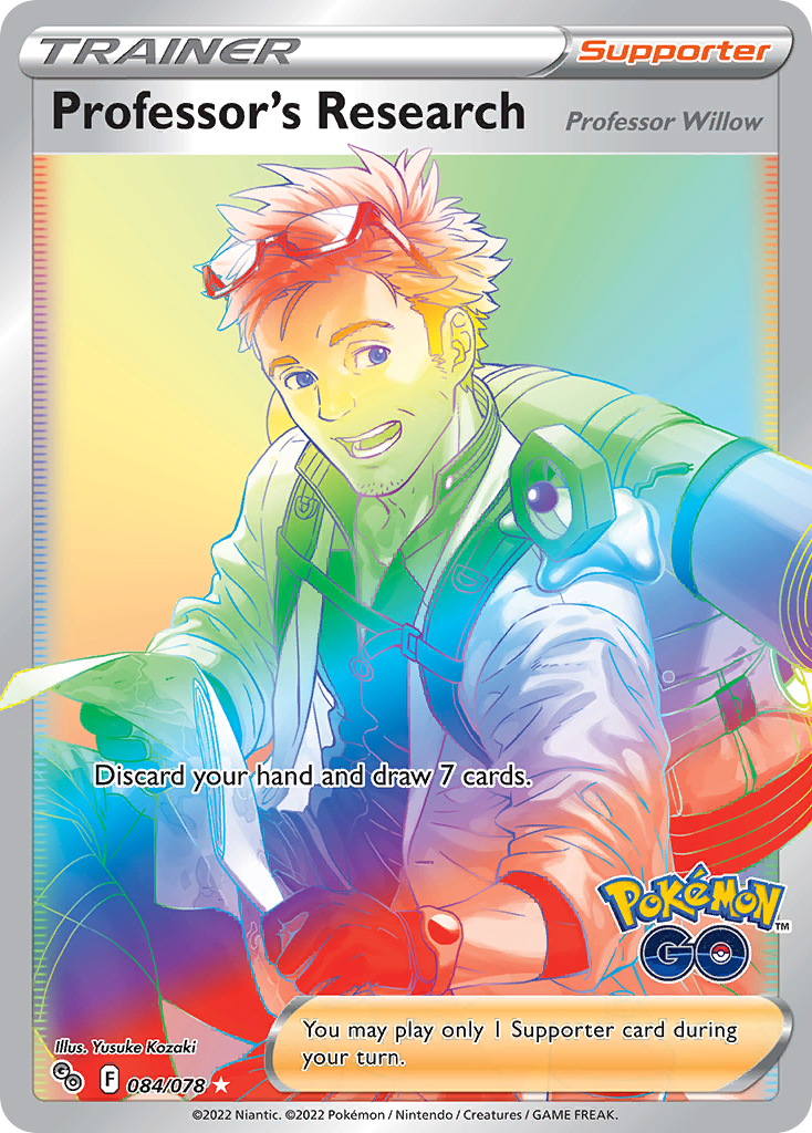 Pokémon Go Professor’s Research (Professor Willow) #84/78