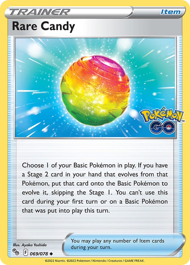 Pokémon Go Rare Candy #69/78
