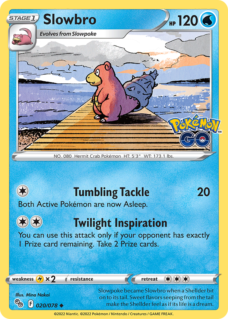 Pokémon Go Slowbro #20/78