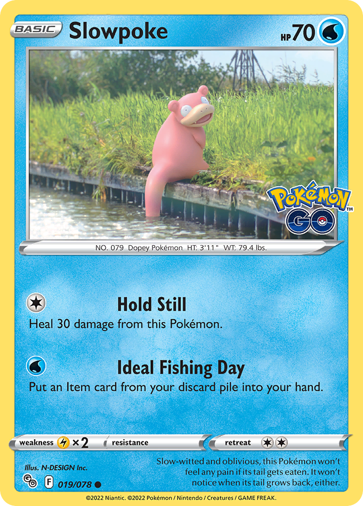 Pokémon Go Slowpoke #19/78