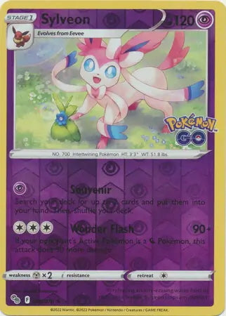 Pokémon Go Sylveon #35/78 reverse holo