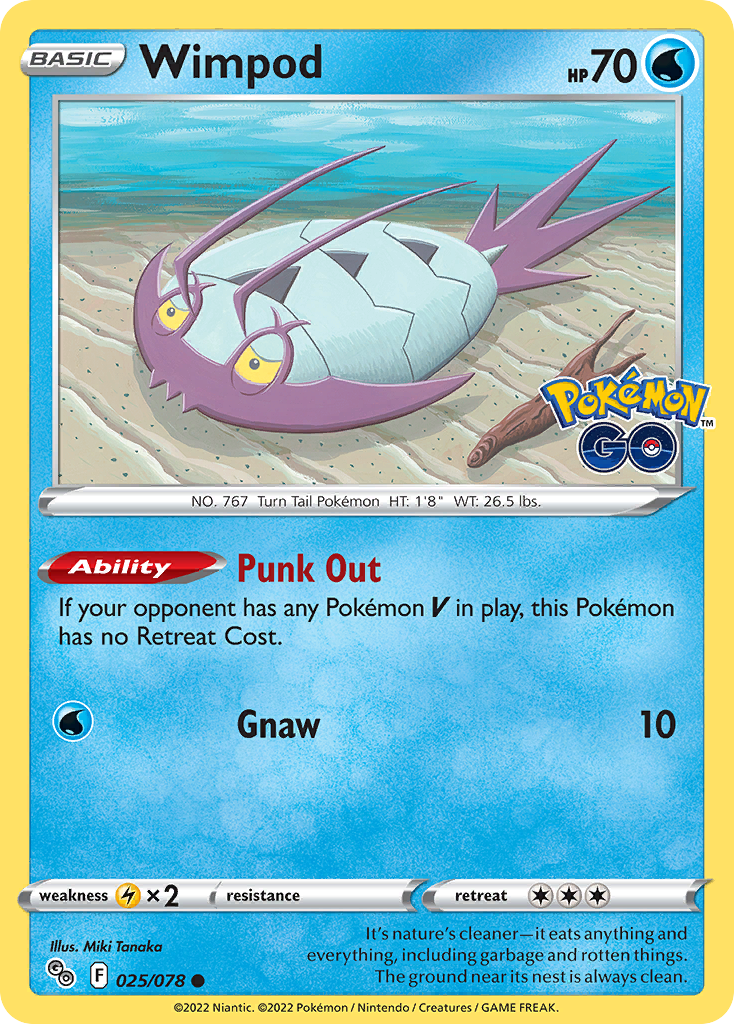 Pokémon Go Wimpod #25/78